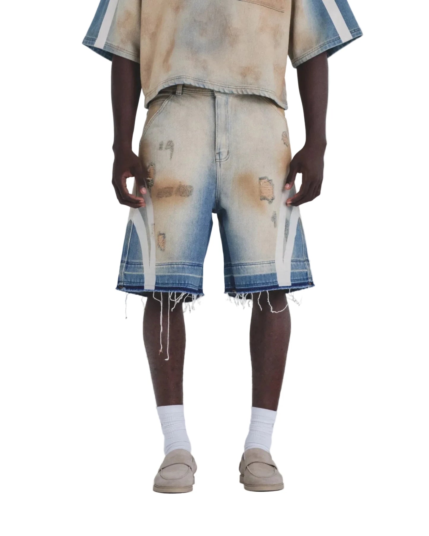 UNDERGOLD: HOLY STATE DENIM SHORTS