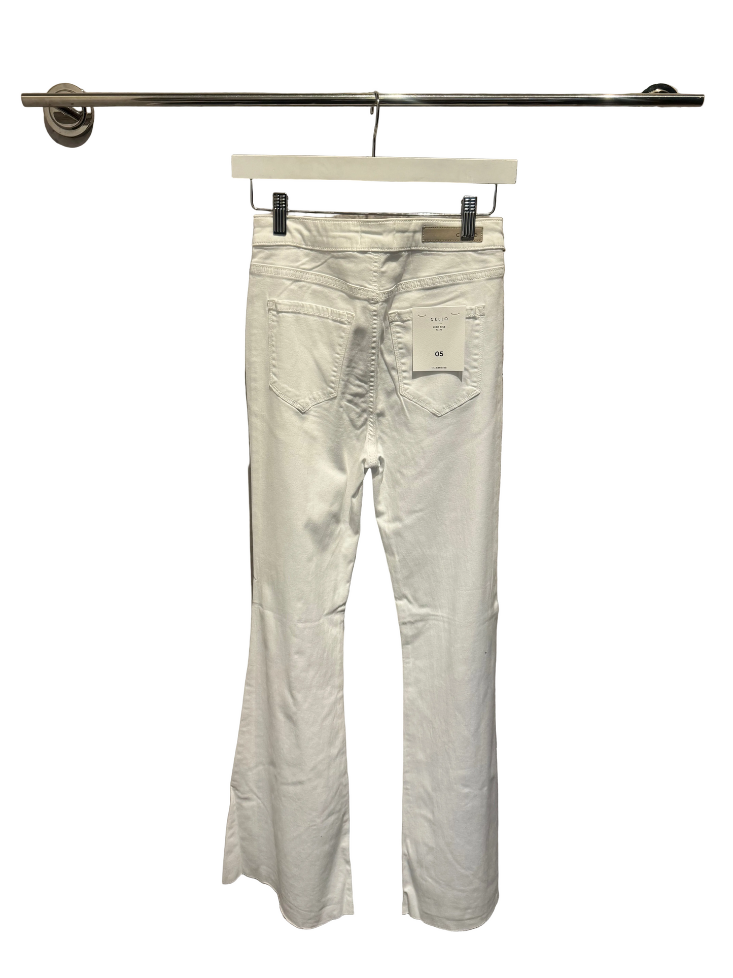 BOHO: HIGH WAISTED FLARE JEANS