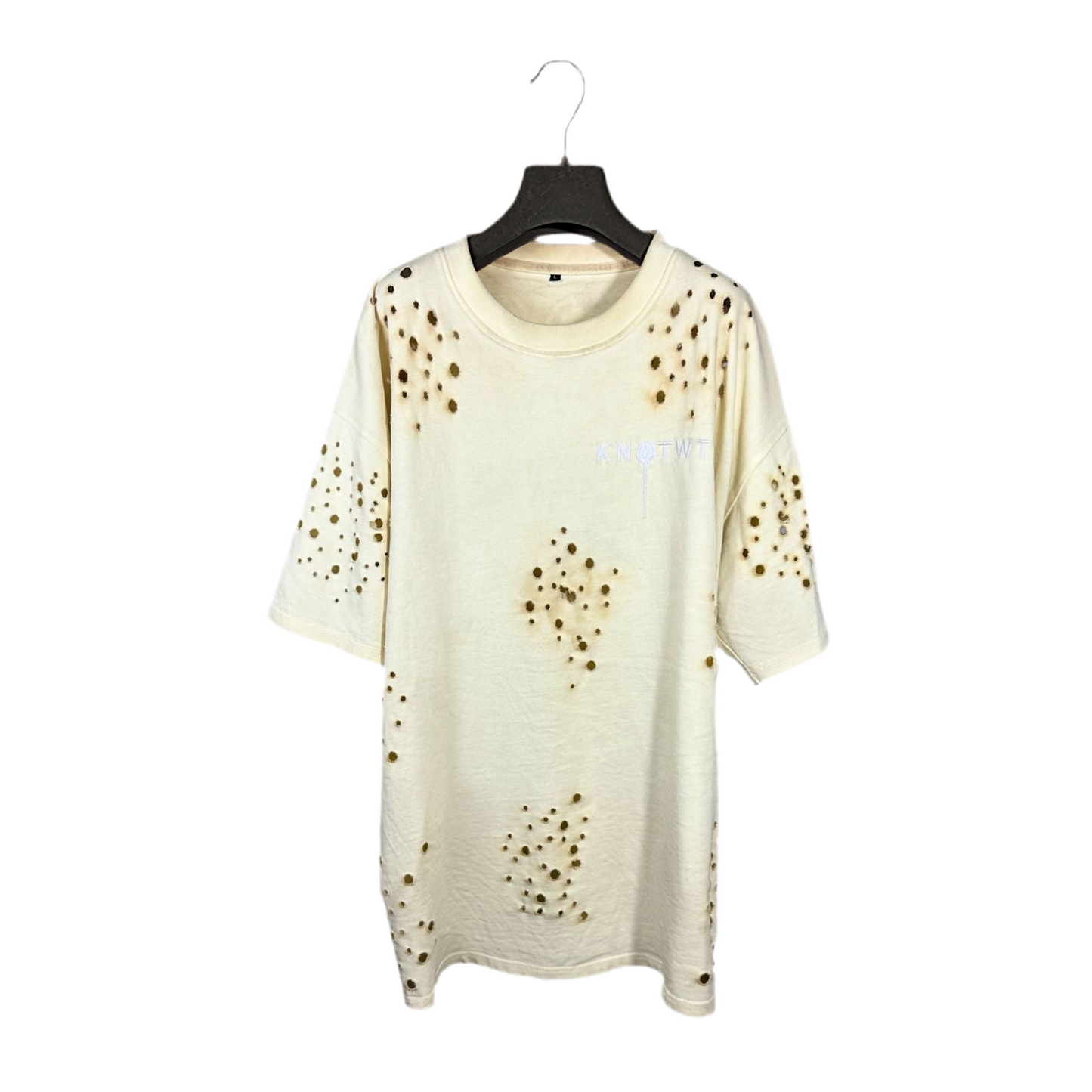 KNOTWTR: DISTRESSED HEAVY WEIGHT TEE