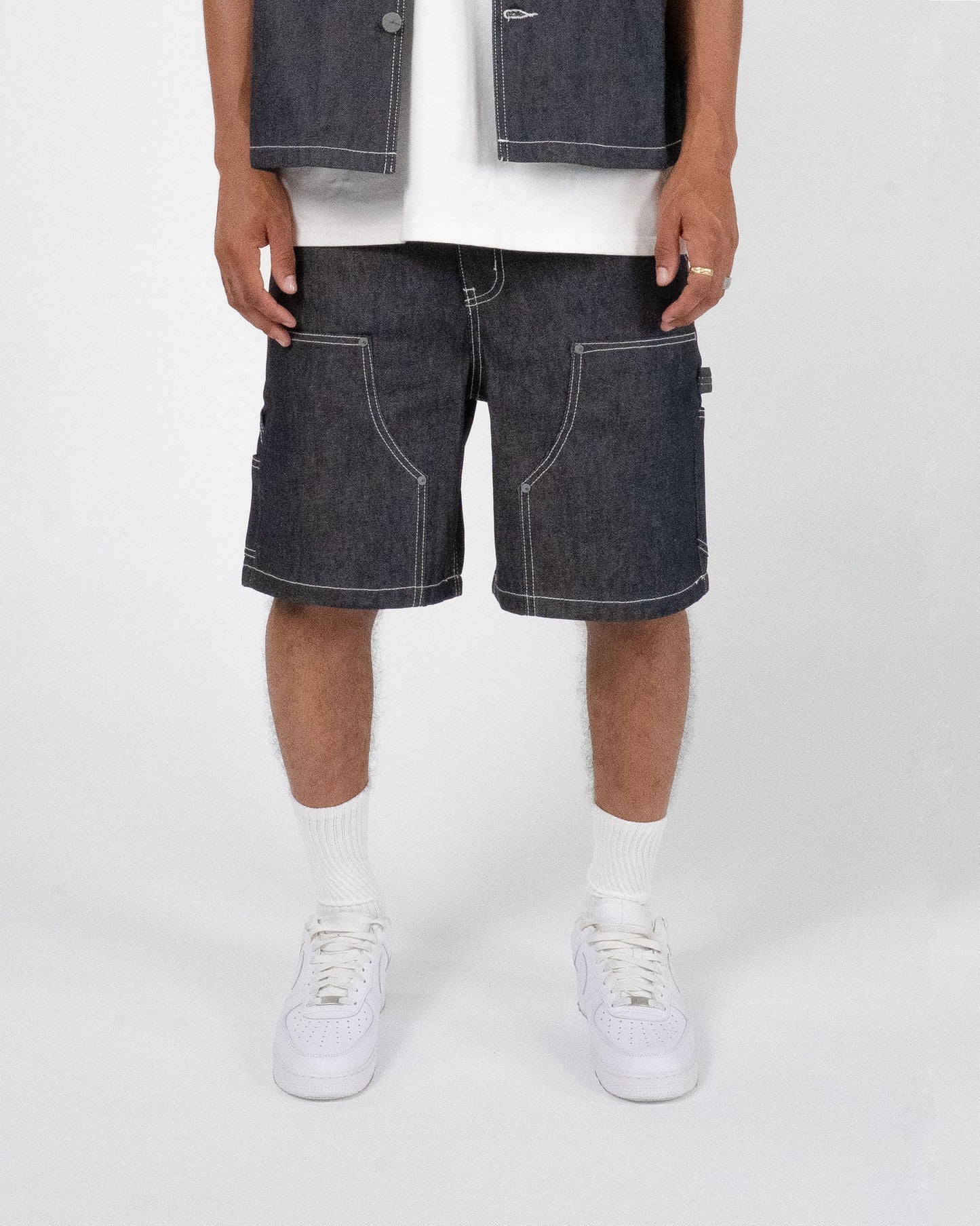 EPTM: RAW DENIM PACIFIC SHORTS