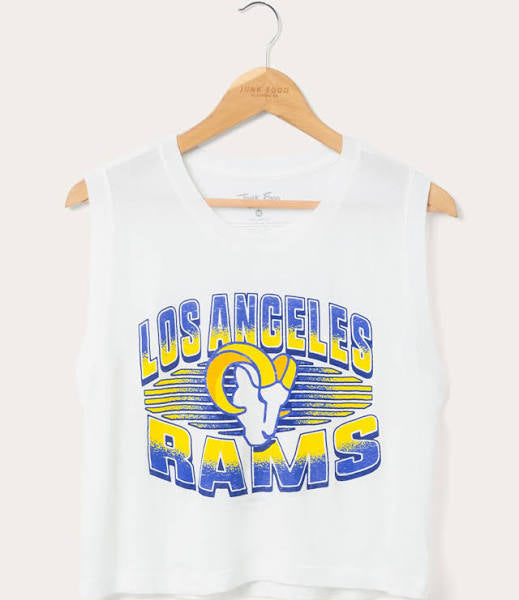 JUNK FOOD CLOTHING: RAMS CROP TOP