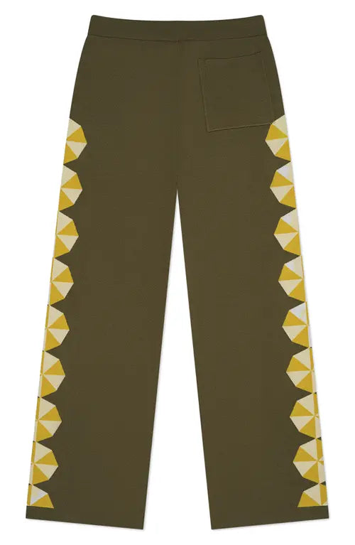 MAVRANS: GREEN UMBRELLA KNIT PANT