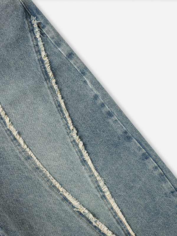 AELFRIC EDEN: BAGGY FRINGE JEANS