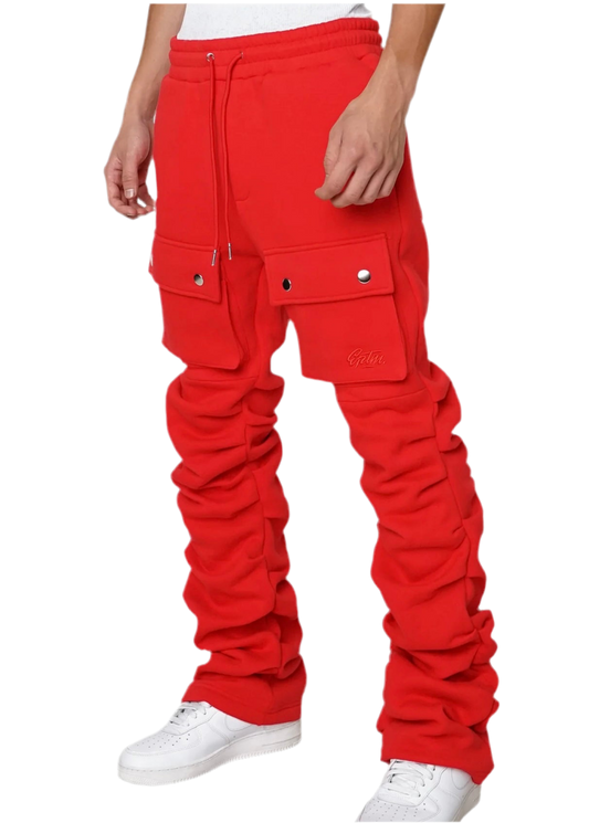 EPTM STACKED CARGO SWEATPANTS