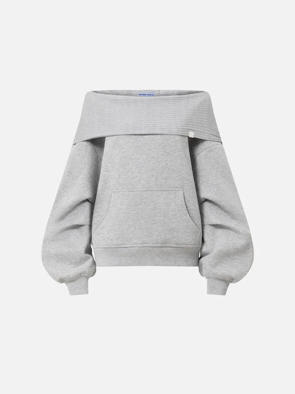 AELFRIC EDEN: OFF THE SHOULDER PULLOVER