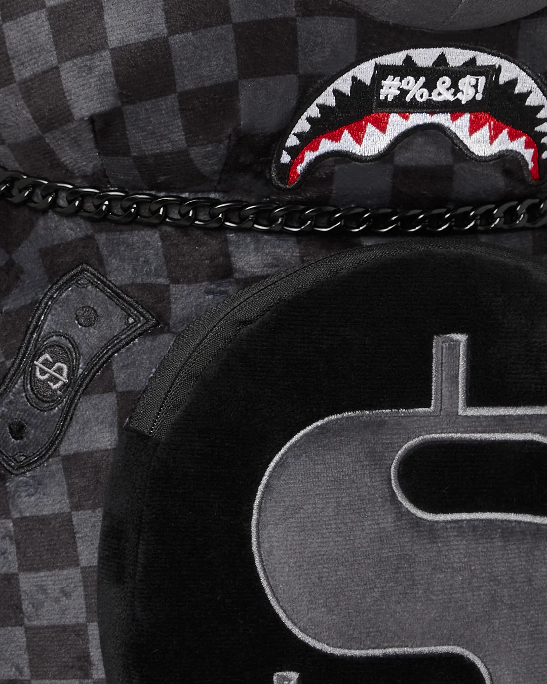 SPRAYGROUND: 'WHAT THE BEEP' SHARK MONEYBEAR TEDDYBEAR BACKPACK
