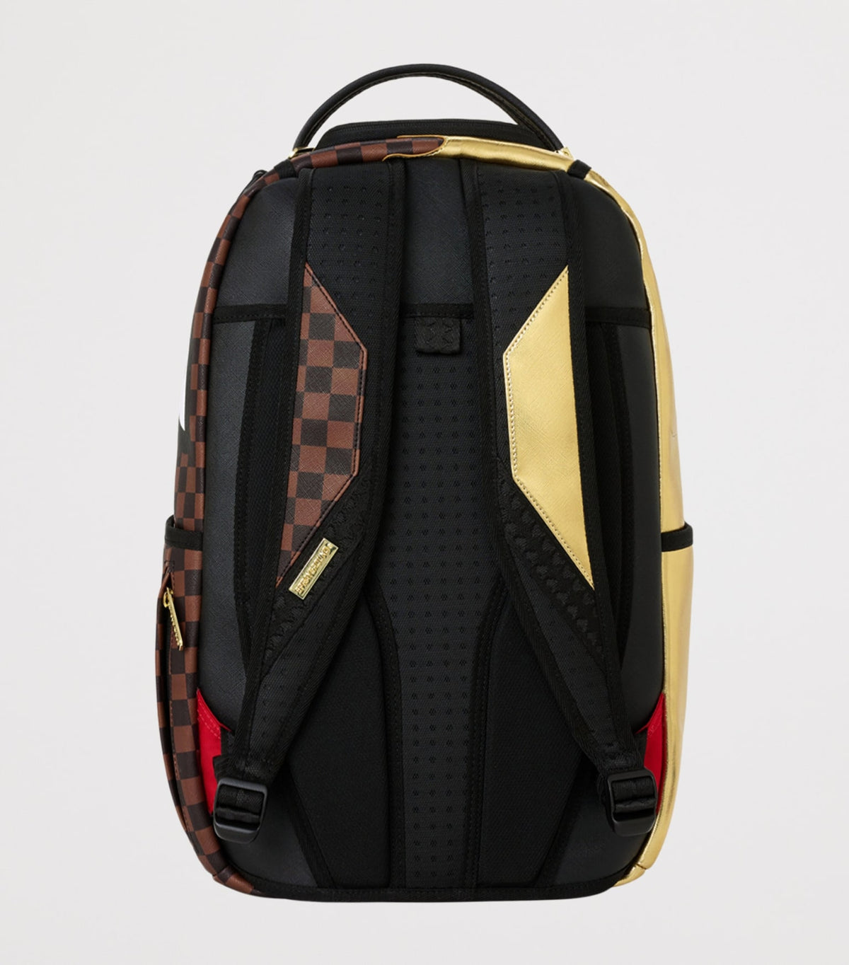SPRAYGROUND: SHARKS IN PARIS GOLD DRIP BACKPACK