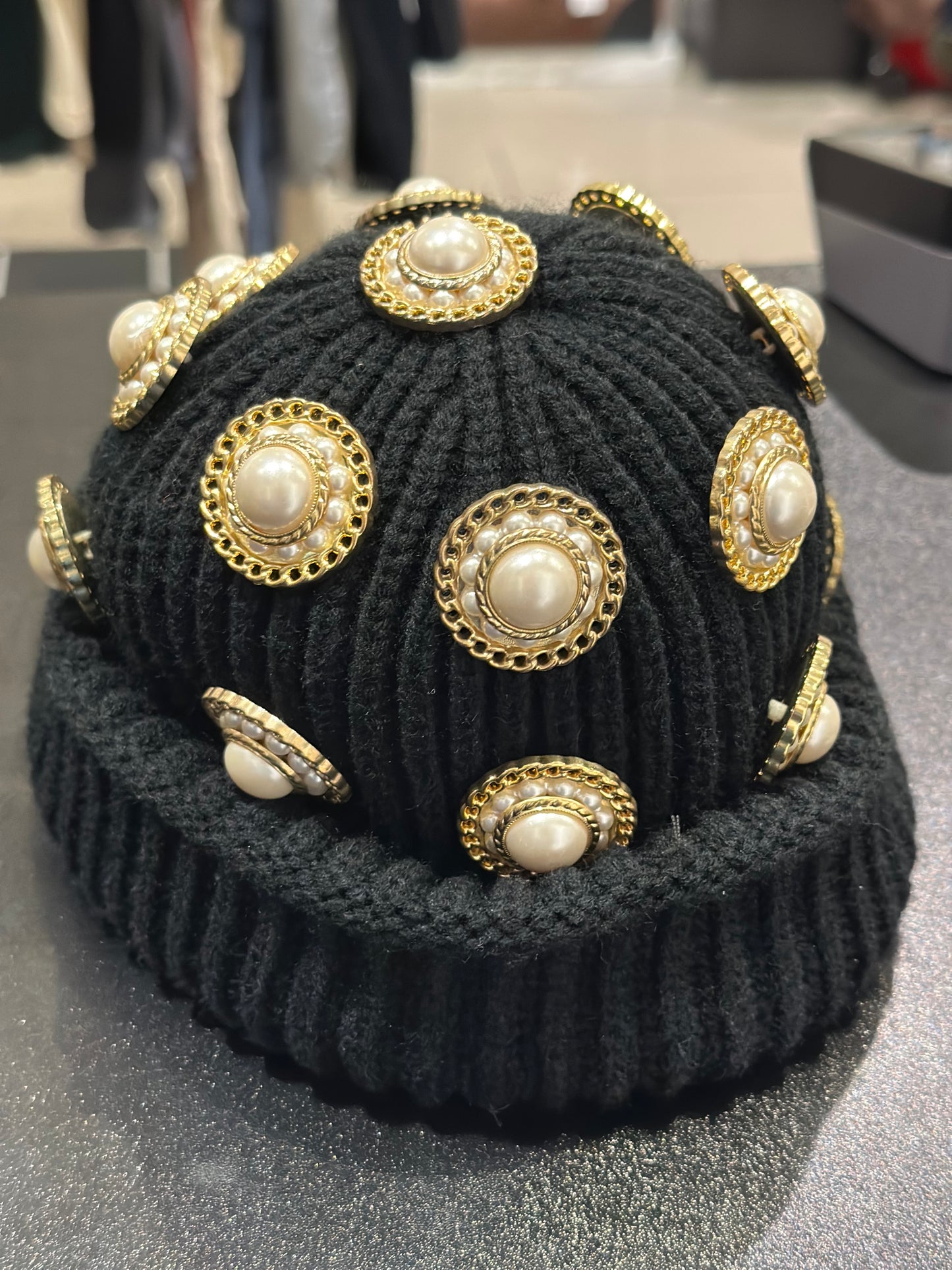 THE ART OF EMJ: PEARLY CROWN SKULLY CAP