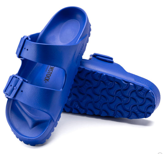 BIRKENSTOCK: ARIZONA EVA ULTRA BLUE (up close view)