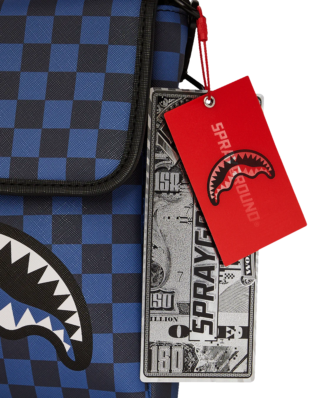 SPRAYGROUND: MIDNIGHT MAGIC SIP MESSENGER SLING BAG