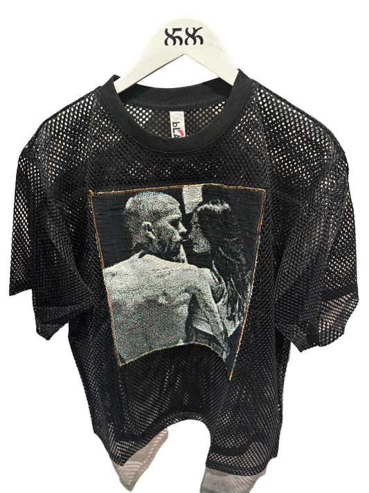 ANGEL GENTLE: Justin Bieber JERSEY MESH TAPESTRY TOP