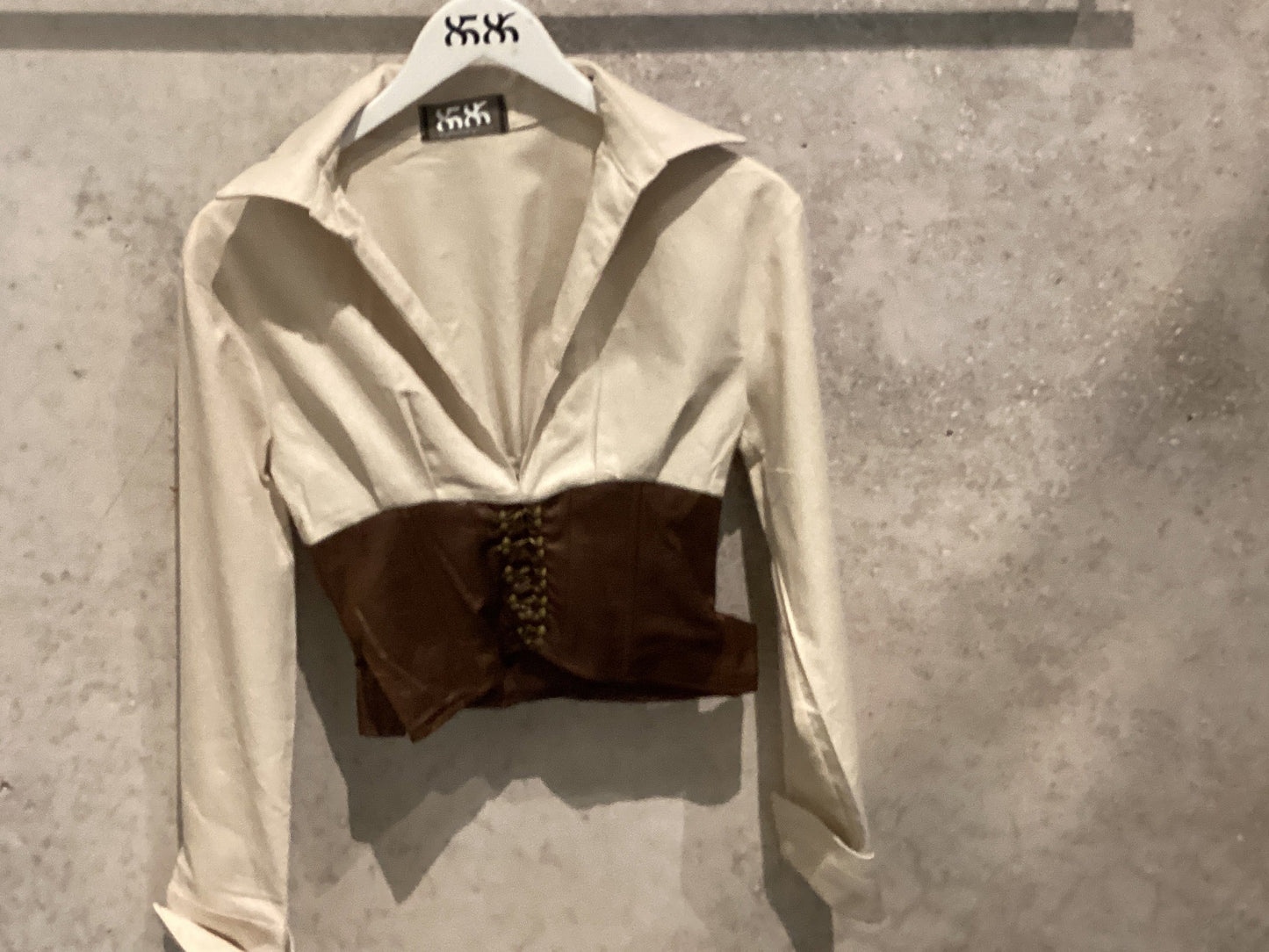 8586: LINEN BLEND SHIRT