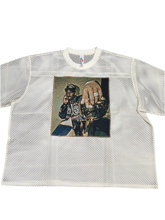 ANGEL GENTLE: K.BRYANT TAPESTRY JERSEY TOP