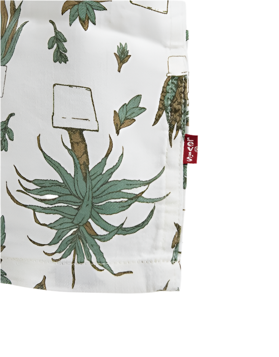 LEVIS: CUBANO CACTUS PRINT SHORT SLEEVE SHIRT