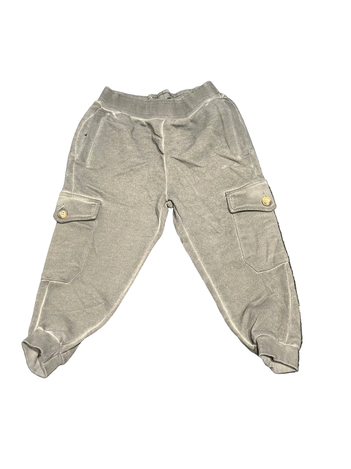 8586: KIDS CARGO POCKET GARMENT DYE PANTS