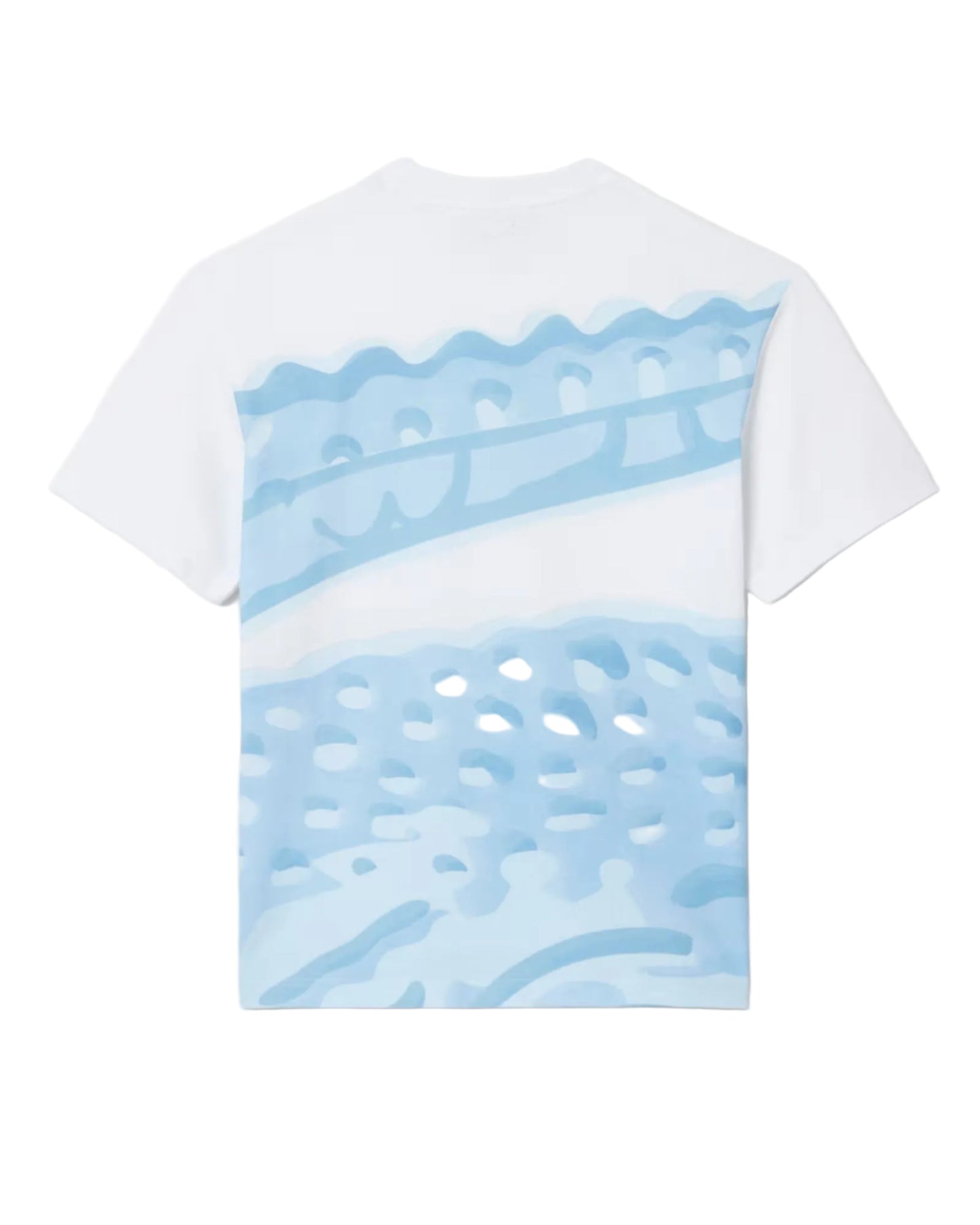 LACOSTE: PRINTED COTTON T-SHIRT