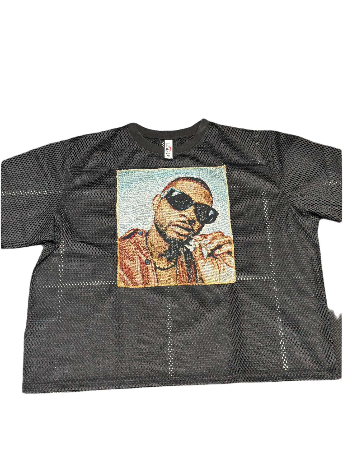 ANGEL GENTLE: USHER TAPESTRY JERSEY TOP
