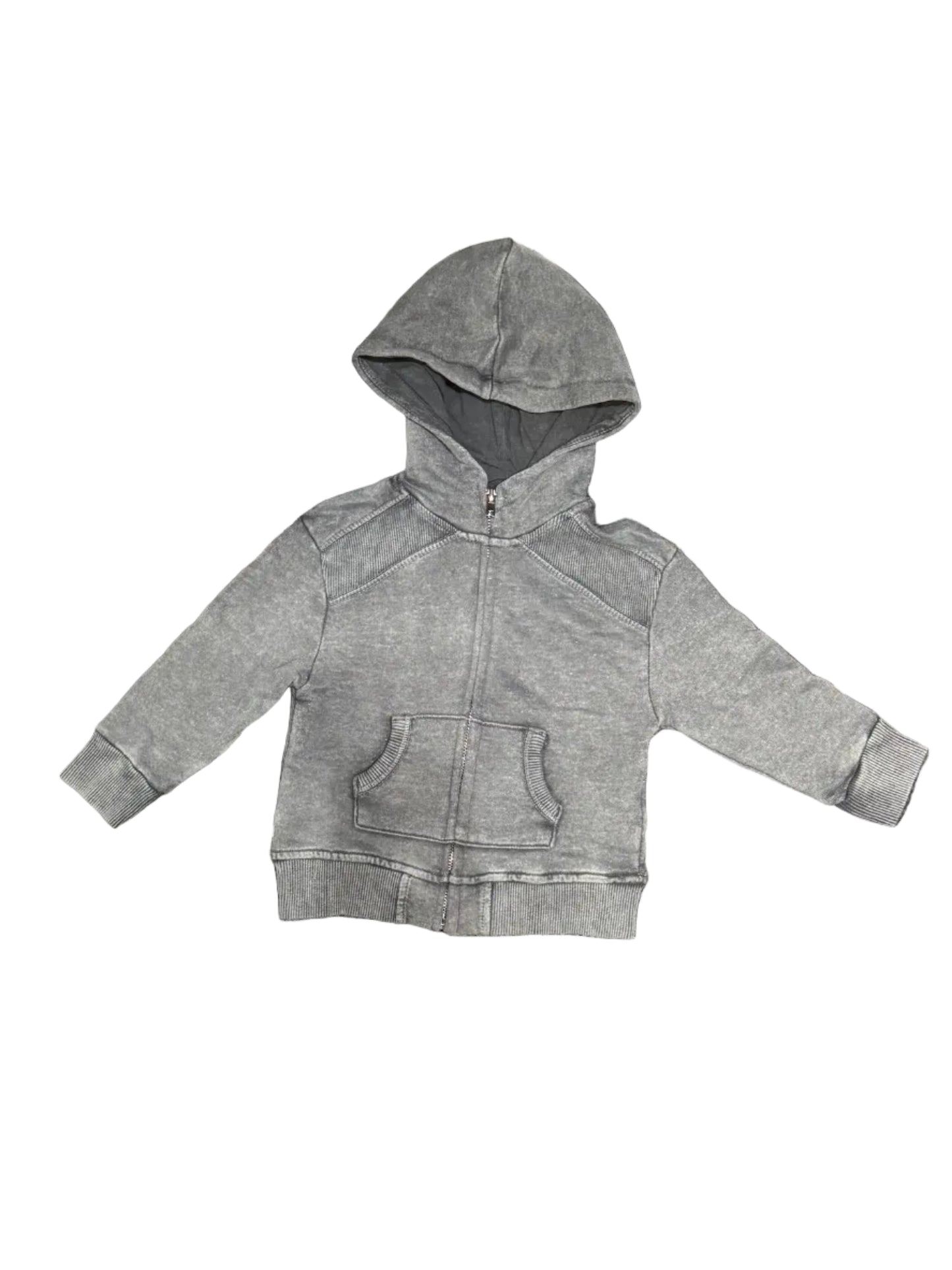 8586: KIDS GARMENT DYE ZIP UP HOODIE