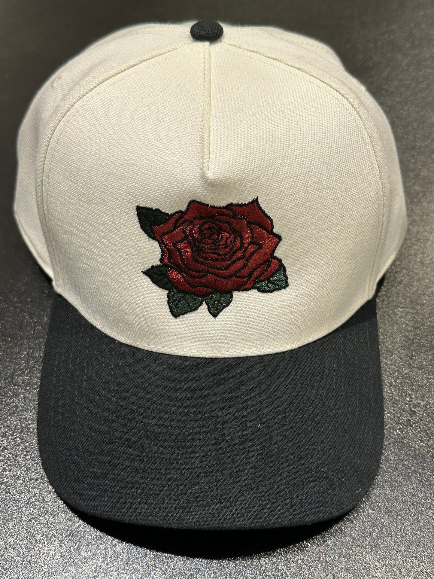SHALO KROWNS: ROSE EMBROIDERED HAT