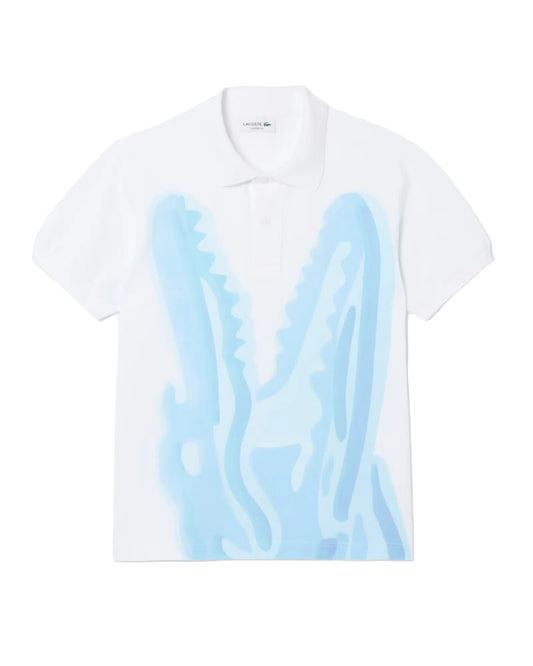 LACOSTE: PRINTED PIQUE POLO
