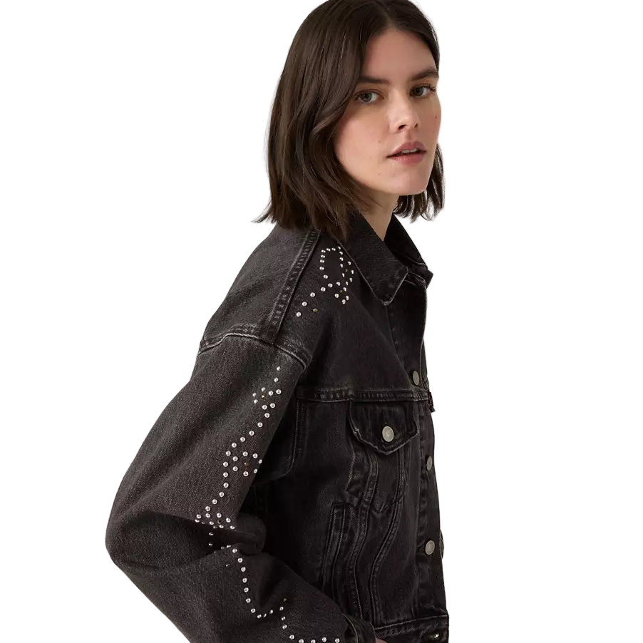 LEVIS: 90s BEJEWLED TRUCKER JACKET