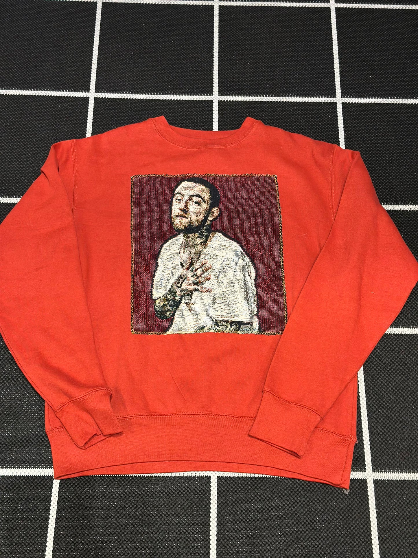 ANGEL GENTLE: TAPESTRY SWEATER- TERRACOTTA