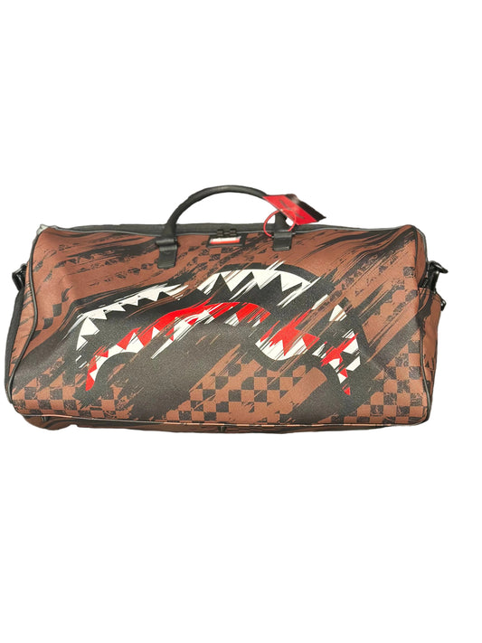 SPRAYGROUND: SMEARED GRUNGE DUFFEL