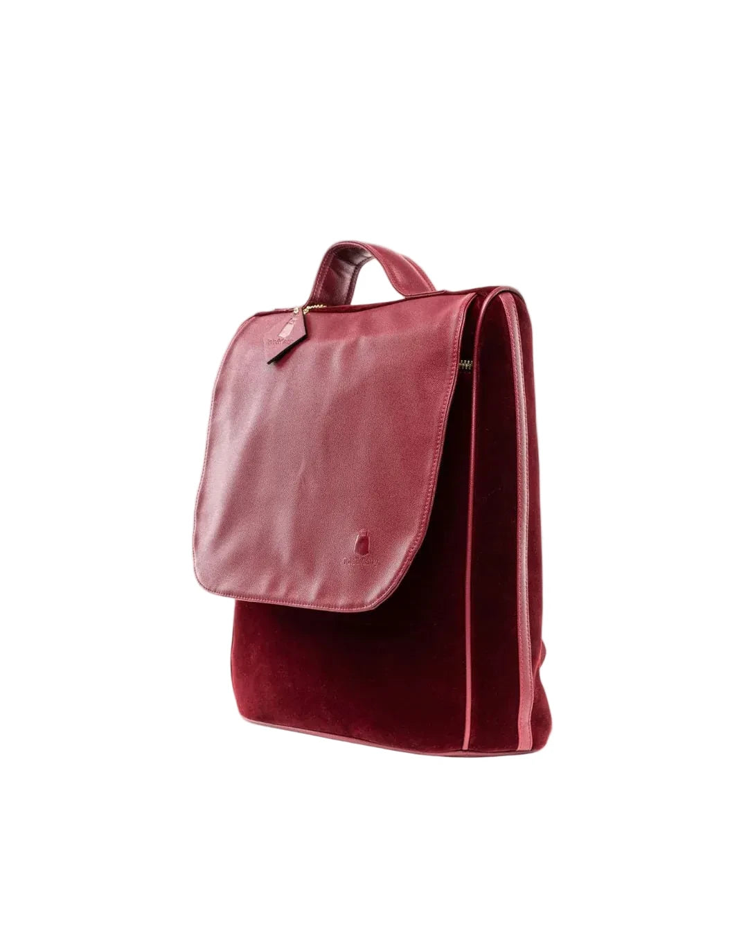 burgundy backpack laptop Velvet Backpack in Burgundy