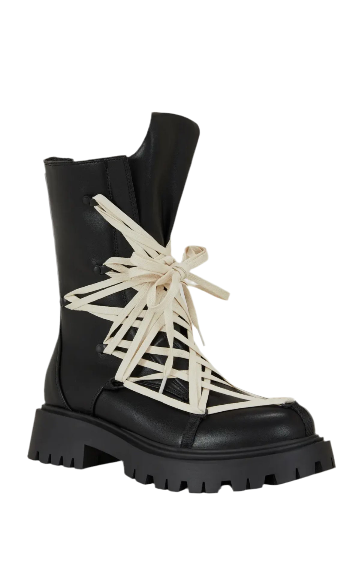 AZALEA WANG: LACE UP COMBAT BOOT