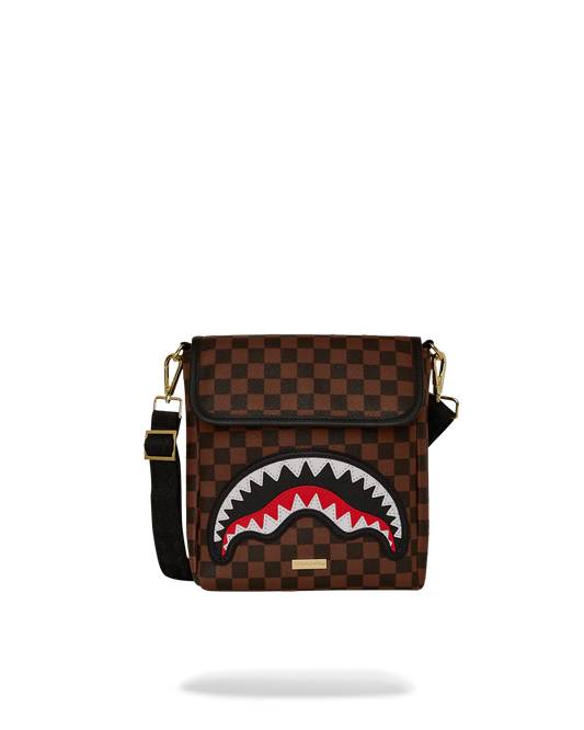 SPRAYGROUND: SAWTOOTH SHARKS IN PARIS MESSENGER SLING BAG