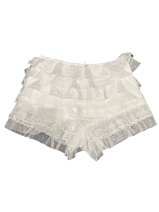 8586: TIERED LACE BLOOMER SHORTS