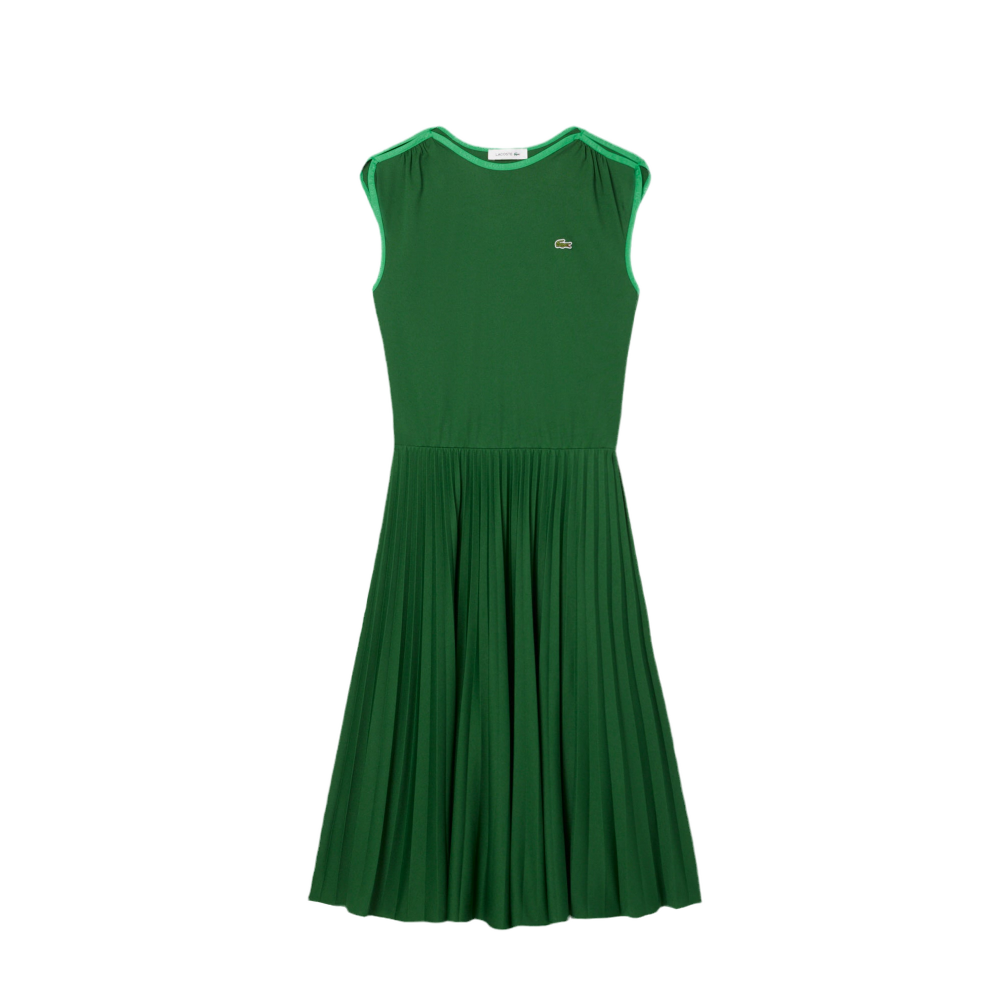 Lacoste Women's Sleeveless Pleated Dress - 42 Lacoste Women's Sleeveless Pleated Dress - 42