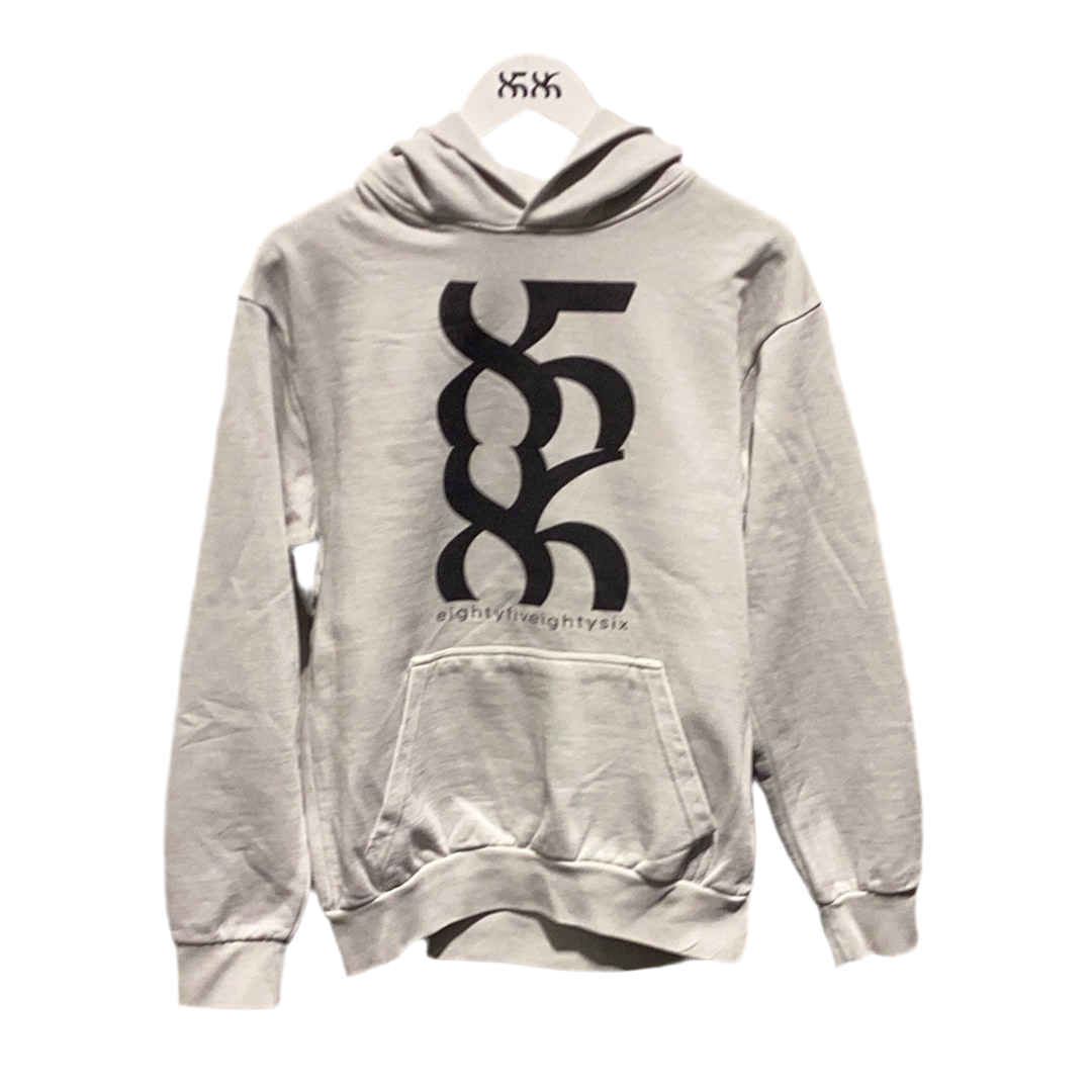 8586:UNISEX BIG LOGO HOODIE