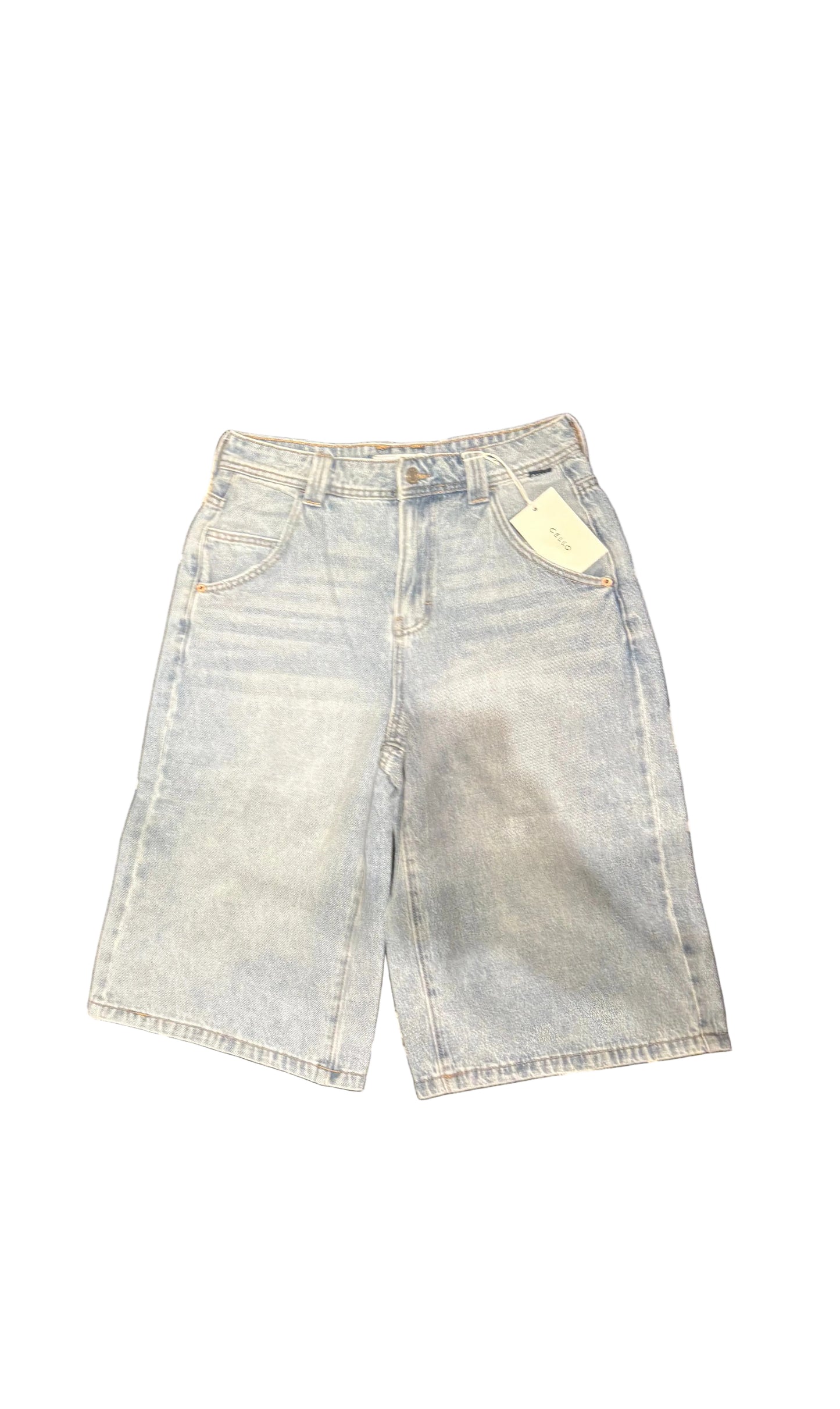 BOHO: MID WAIST BAGGY JORTS