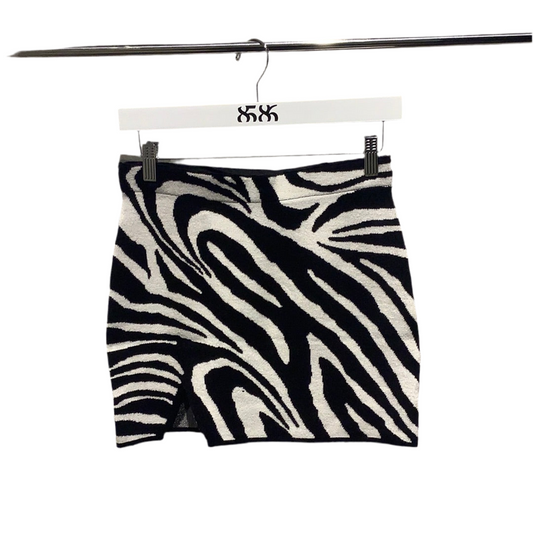8586: ZEBRA PRINT MINI SKIRT