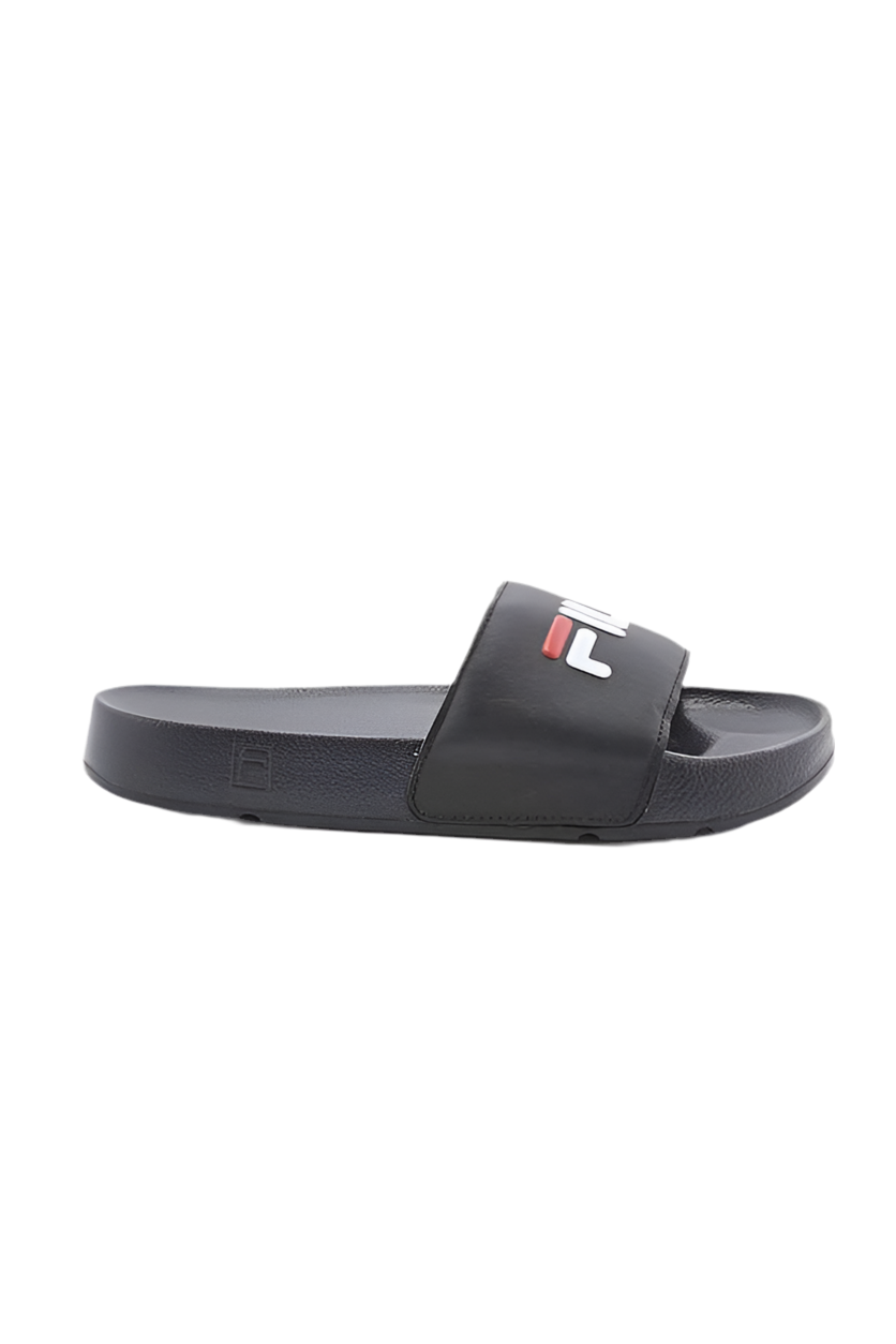 FILA HERITAGE: DRIFTER BLACK SLIDE SANDALS