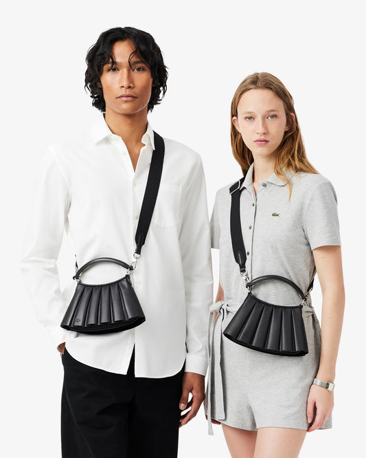 LACOSTE: MINI LENGLEN LEATHER BAG