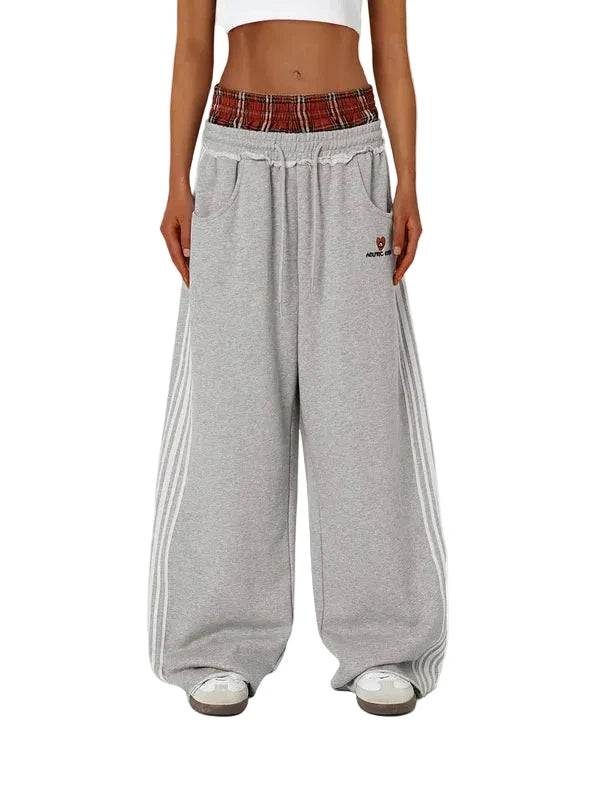 AELFRIC EDEN: DOUBLE WAIST BAAGGY SWEATPANTS – 85 86 AELFRIC EDEN: DOUBLE WAIST BAAGGY SWEATPANTS – 85 86