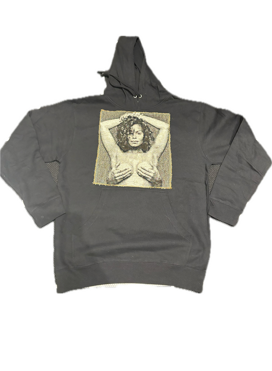ANGEL GENTLE: BLACK HOODIE