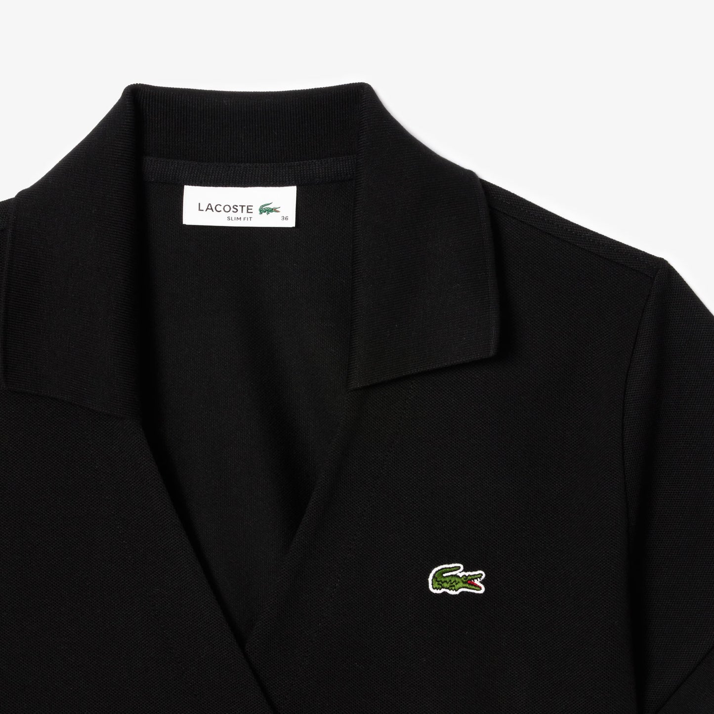LACOSTE: MINI PIQÚE WRAP POLO TOP