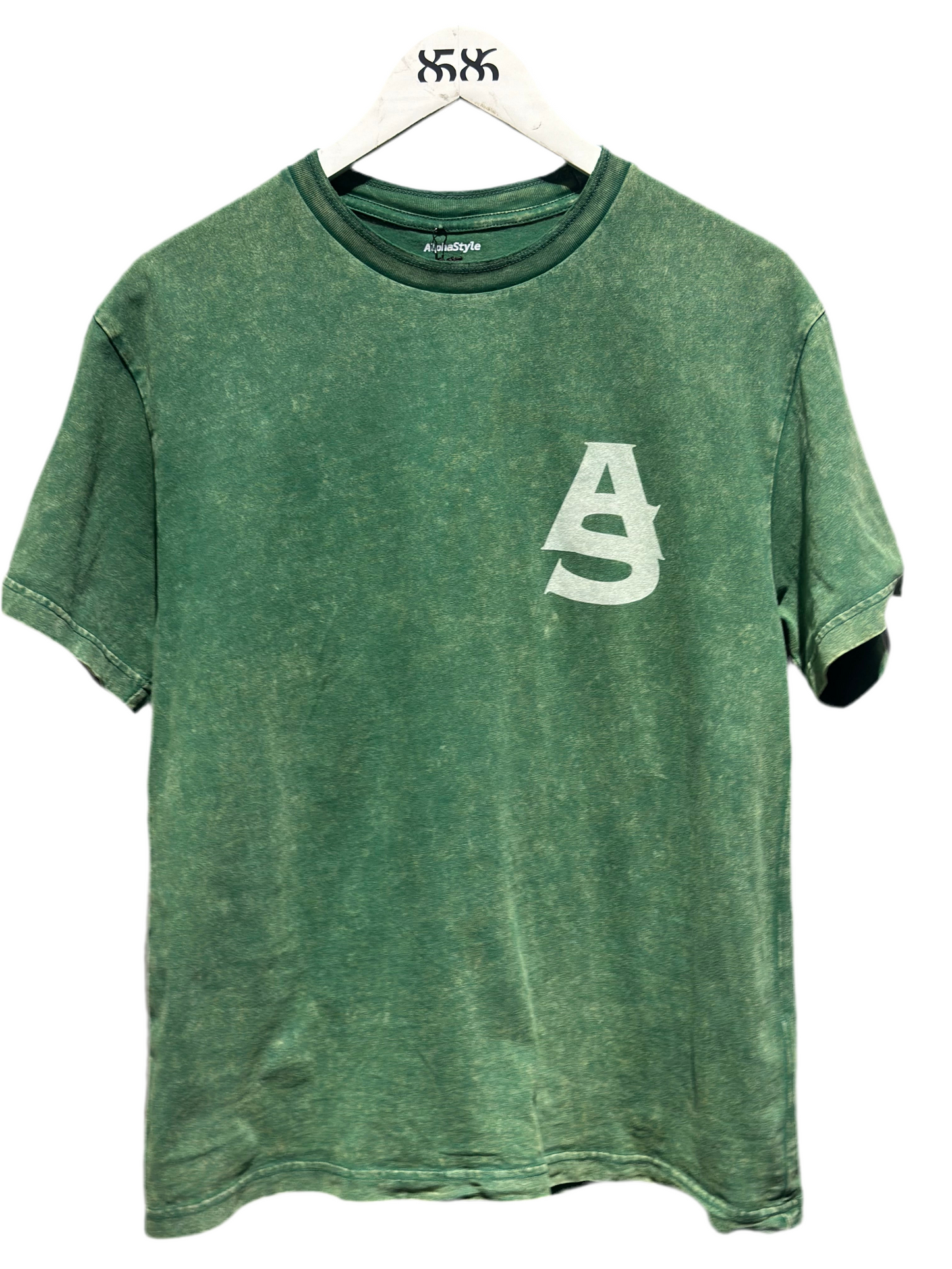 ALPHA STYLE RILEY SNOW WASH TEE