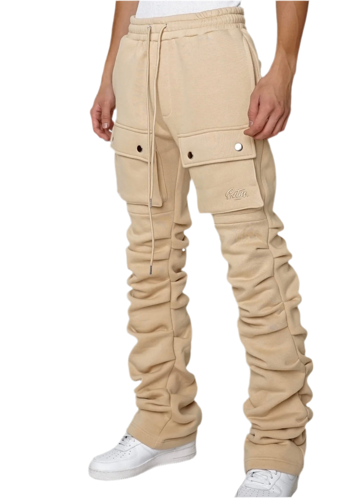 パンツ epnok EPNK Snap button tuck cargo pants パンツ epnok EPNK Snap button tuck cargo pants