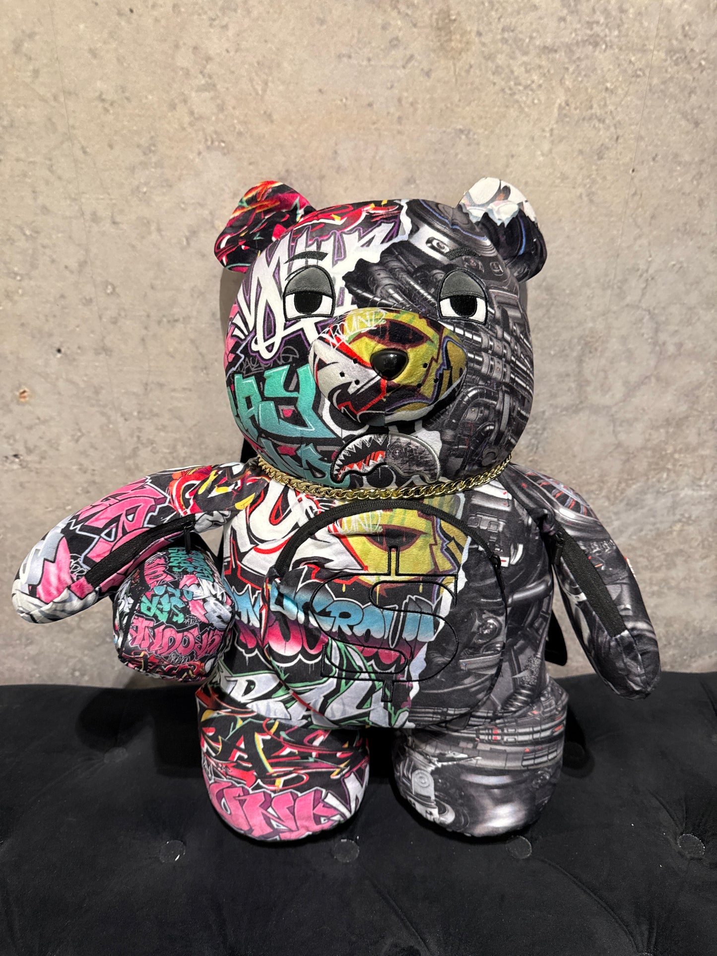 NEW CITY ANDROID MONEYBEAR TEDDYBEAR BACKPACK