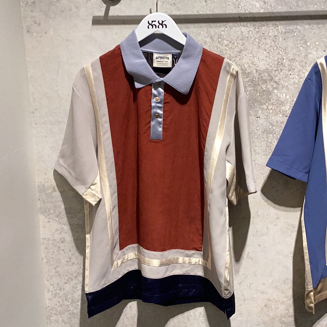 ALPHASTYLE: FENWICK SHORT SLEEVE SILK POLO SHIRT