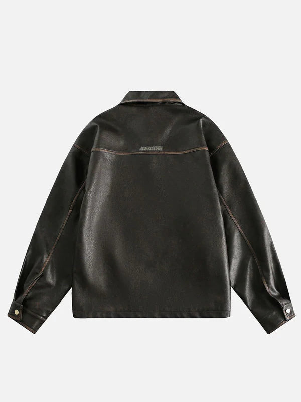 AELFRIC EDEN: BUTTERFLY LEATHER JACKET