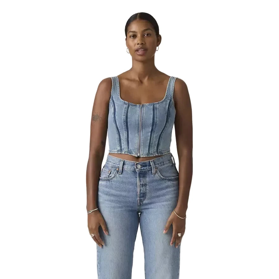 LEVIS: SHADOW WORK BUSTIER TOP