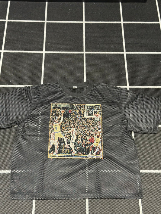 ANGEL GENTLE: LEBRON SHOT TAPESTRY JERSEY