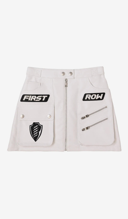 FIRST ROW: CAUTION SKIRT