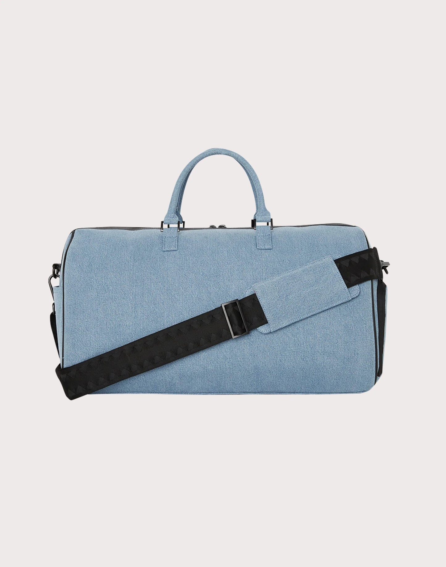 SPRAYGROUND: DENIM SHARK DUFFLE