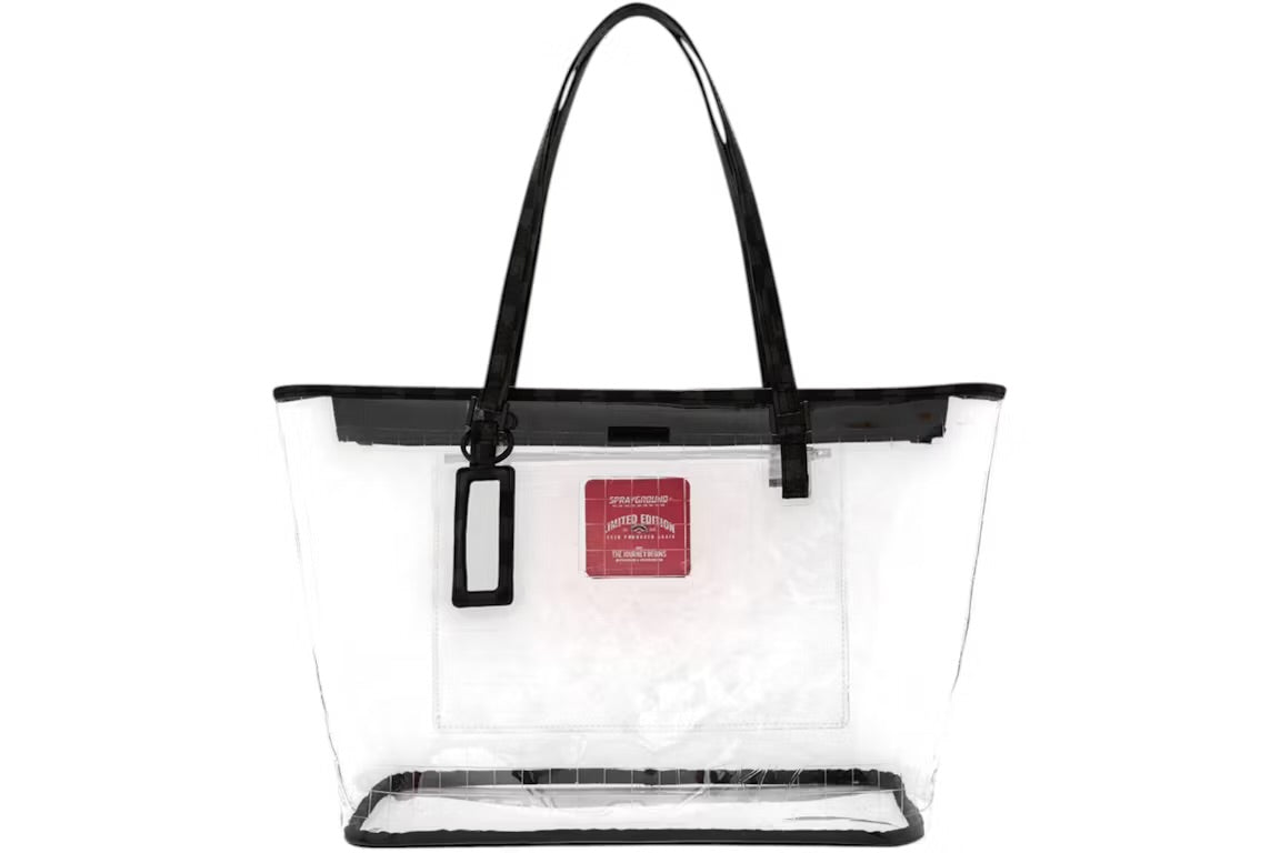 SPRAYGROUND: DRIP CHECK CLEAR TOTE
